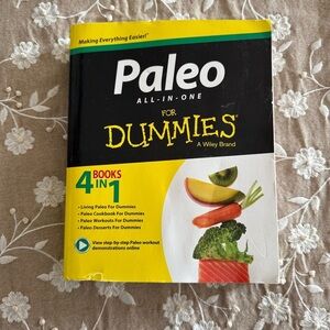 Paleo All-in-One For Dummies Book - Black and Yellow Cover